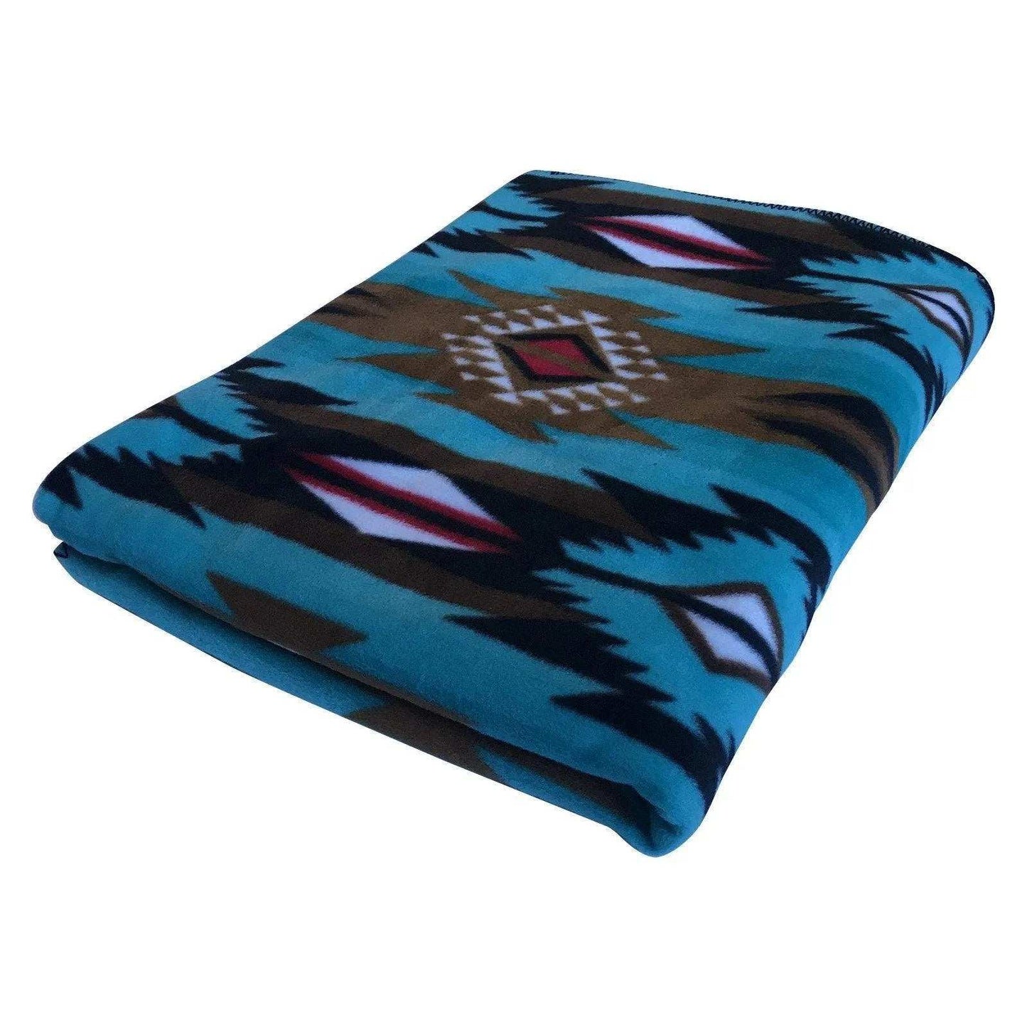 Native Pattern Fleece Western Blanket - Rockmount Clothing - Flyclothing LLC