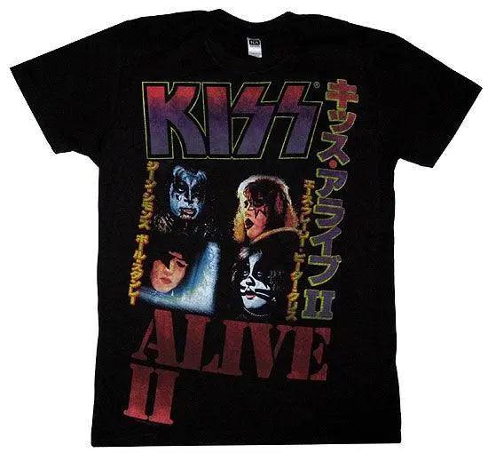 KISS '77 Alive II Shirt Japan - KISS