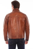 Scully COGNAC FAUX FUR ZIP FRONT - Scully Leather