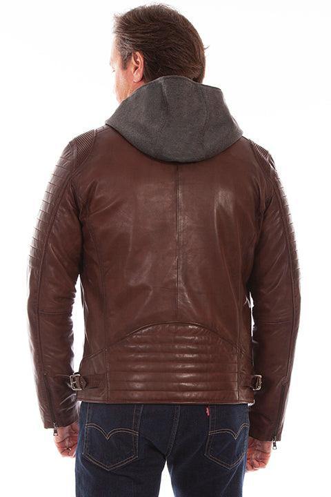 Scully BROWN JACKET W/HOOD - Scully Leather
