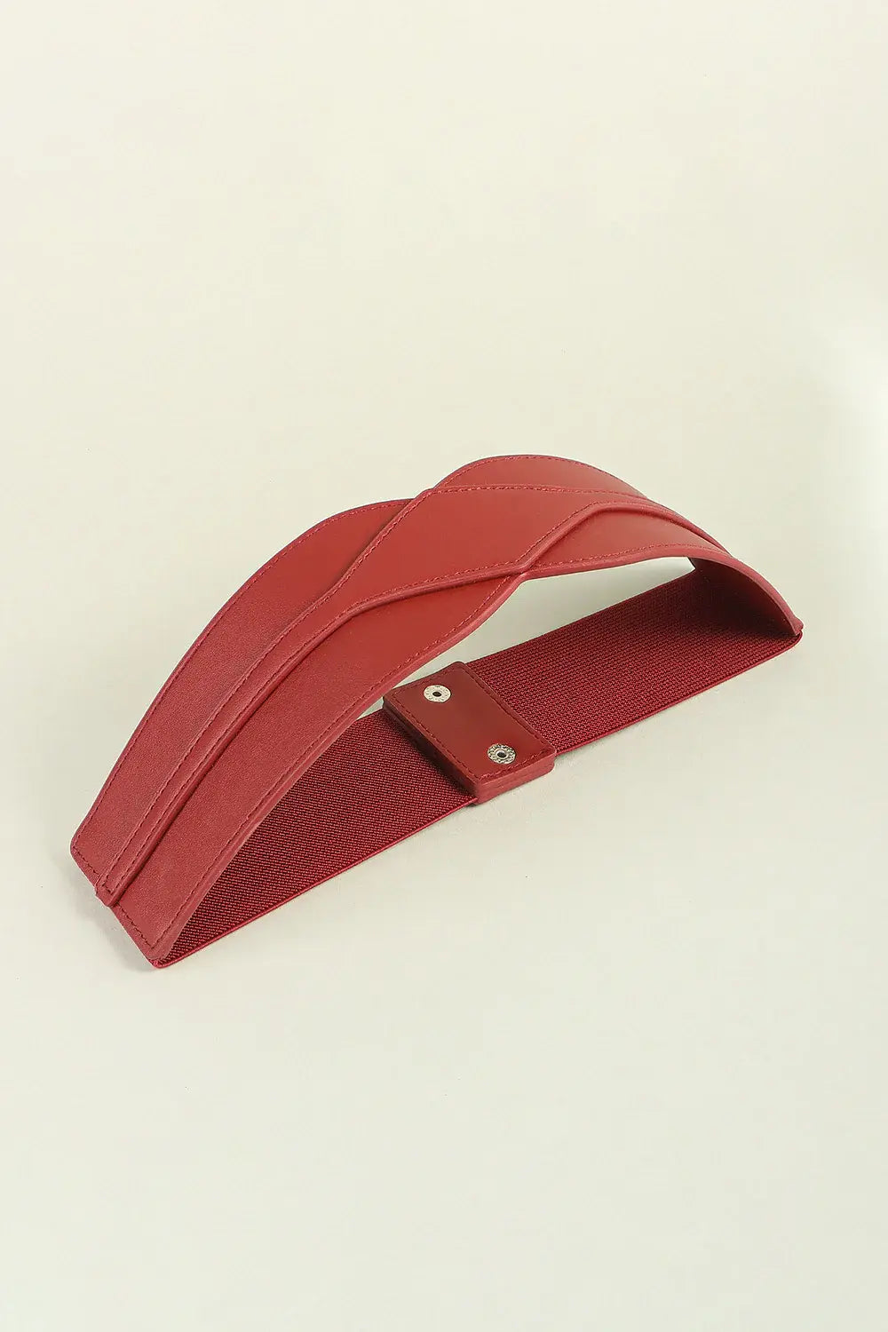 Elastic Wide PU Belt - Trendsi - Flyclothing LLC
