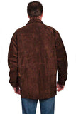 Scully Leather Leatherwear Mens Chocolate Snap Front Jacket - Scully Leather - Flyclothing LLC