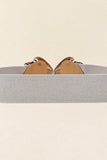Zinc Alloy Buckle Elastic Belt - Trendsi - Flyclothing LLC