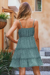 Ditsy Floral Spaghetti Strap Dress - Trendsi - Flyclothing LLC