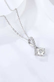 Special Occasion 1 Carat Moissanite Pendant Necklace - Trendsi - Flyclothing LLC