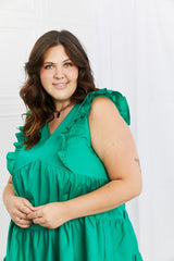 Hailey & Co Play Date Full Size Ruffle Dress - Trendsi