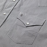 Stetson Grey Geo Print Western Shirt - Stetson