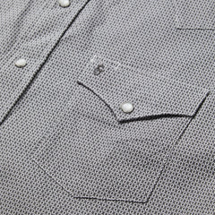 Stetson Grey Geo Print Western Shirt