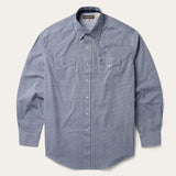Stetson Blue Deco Geo Print Western Shirt - Stetson - Flyclothing LLC