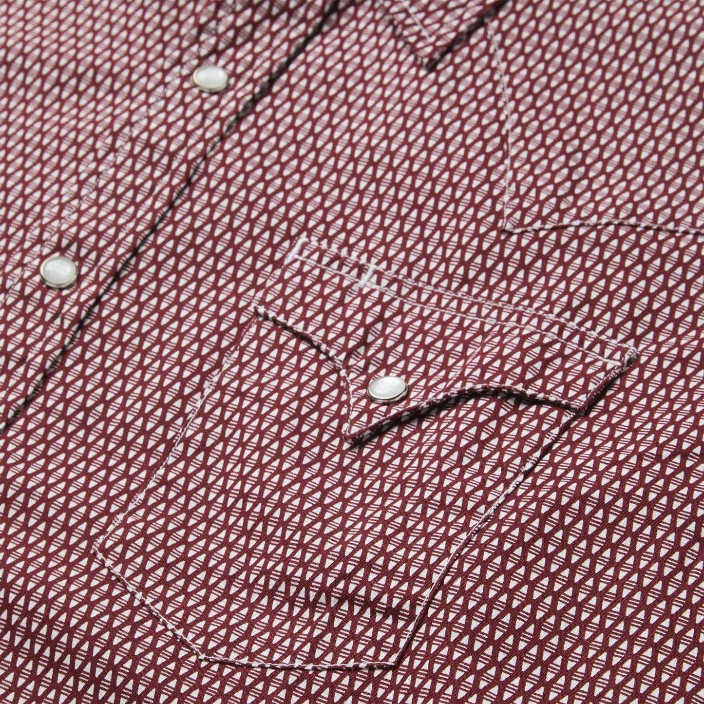 Stetson Broken Diamond Print Western Shirt - Stetson - Flyclothing LLC