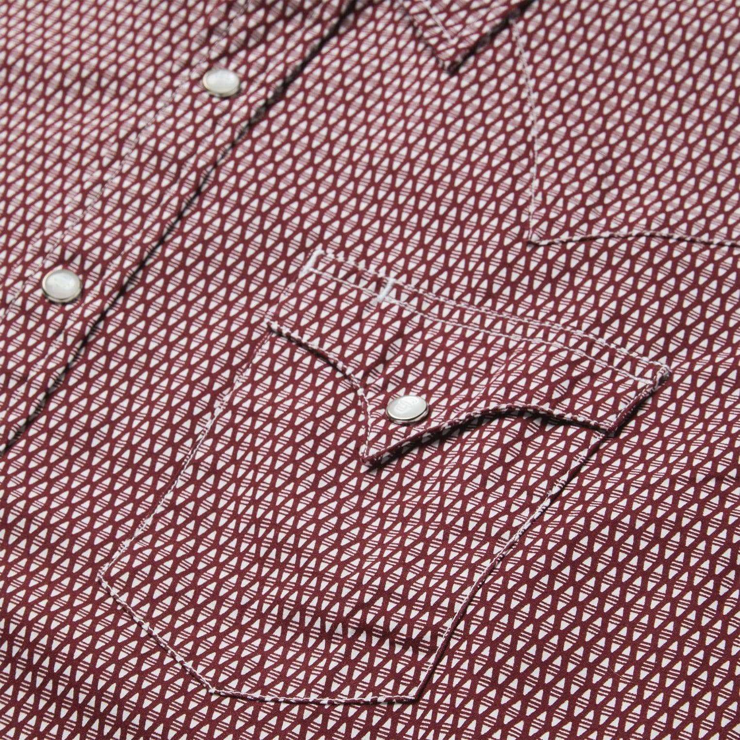 Stetson Broken Diamond Print Western Shirt - Stetson - Flyclothing LLC