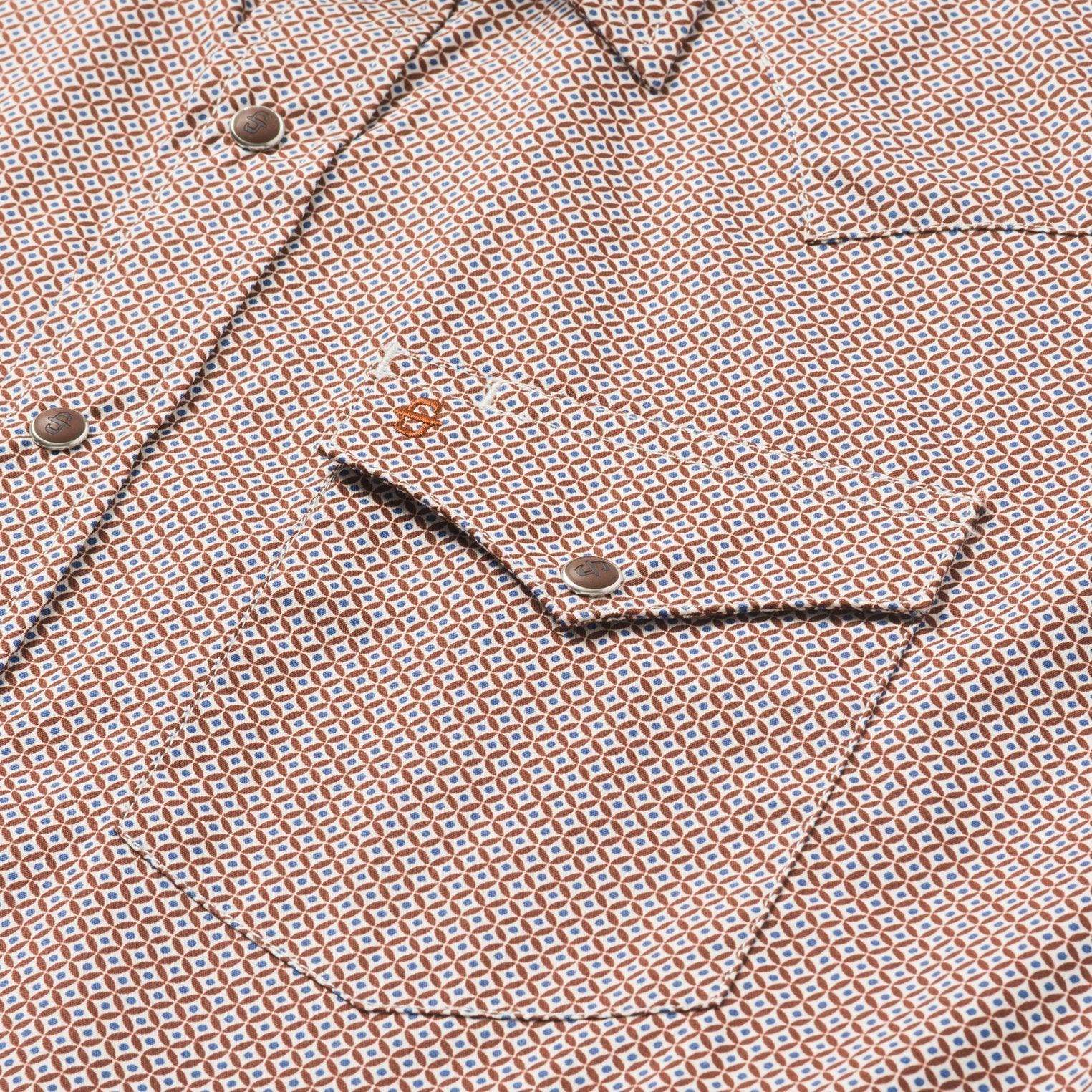 Stetson Classic Snap Front Shirt in Rust - Stetson - Flyclothing LLC