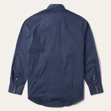 Stetson Blue Polaris Geo Print Western Shirt - Stetson - Flyclothing LLC