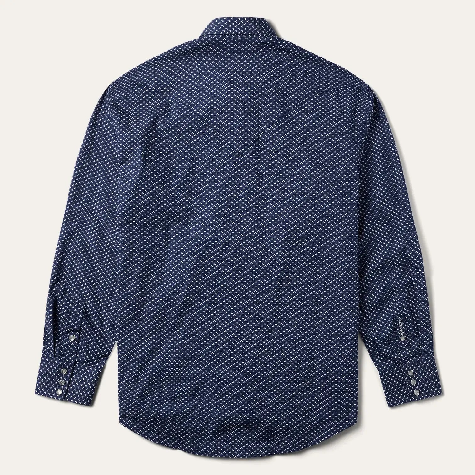 Stetson Blue Polaris Geo Print Western Shirt - Stetson - Flyclothing LLC