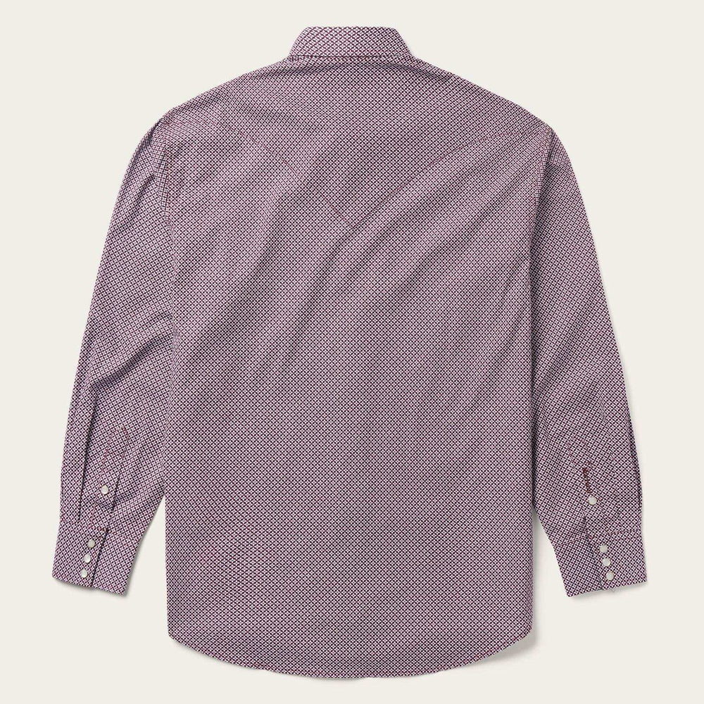 Stetson Blue Four Point Geo Print Western Shirt - Stetson - Flyclothing LLC