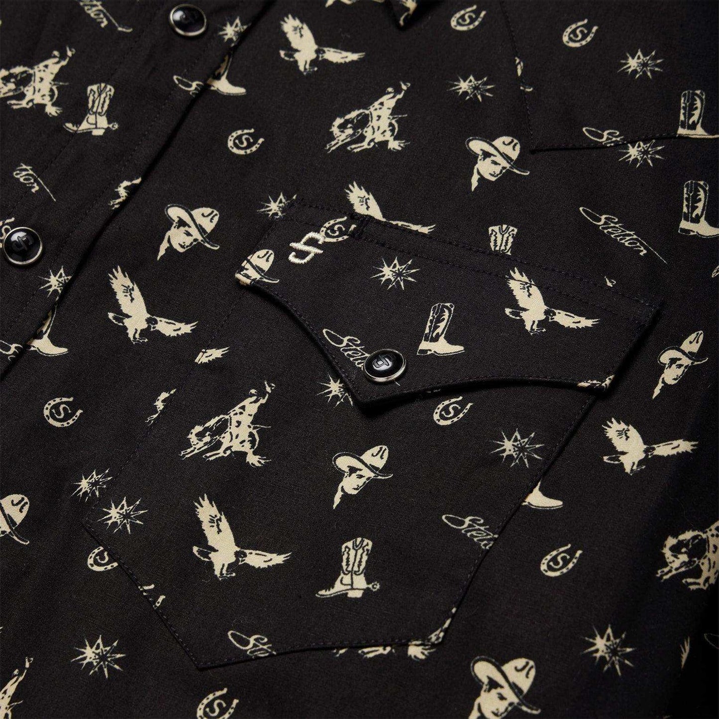 Stetson Conversation Print Western Shirt - Stetson - Flyclothing LLC