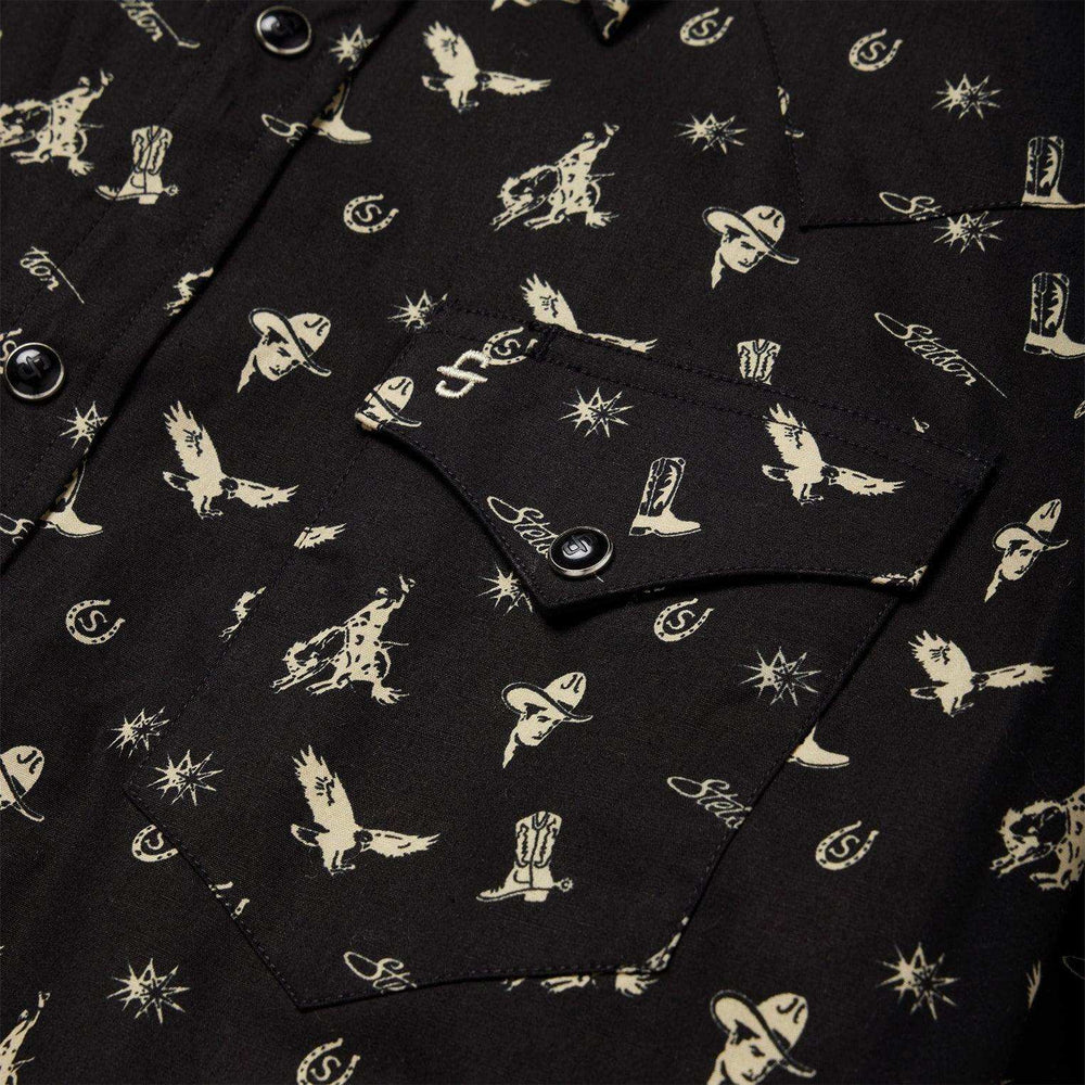 Stetson Conversation Print Western Shirt - Stetson - Flyclothing LLC
