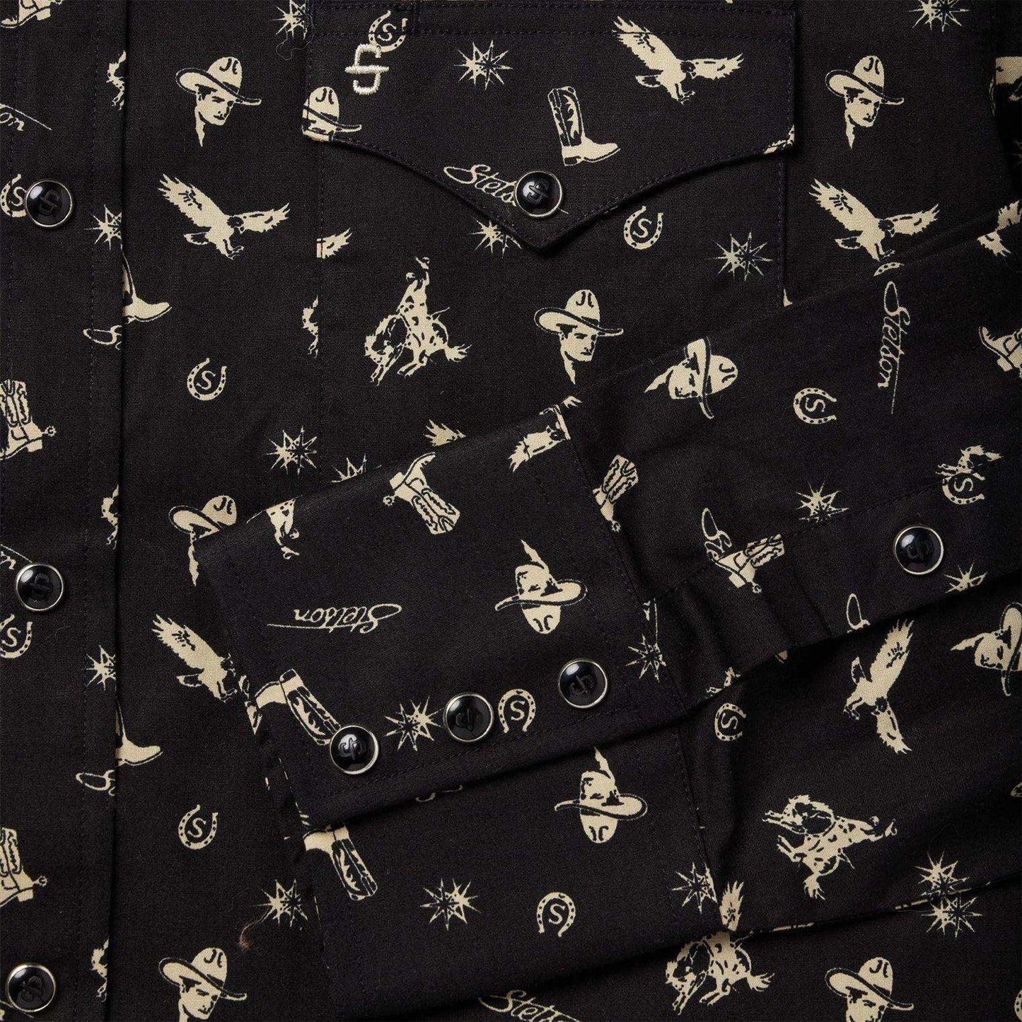 Stetson Conversation Print Western Shirt - Stetson - Flyclothing LLC