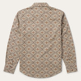Stetson Brown Aztec Poplin Western Shirt - Stetson
