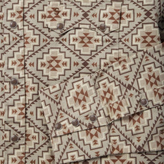 Stetson Brown Aztec Poplin Western Shirt - Flyclothing LLC