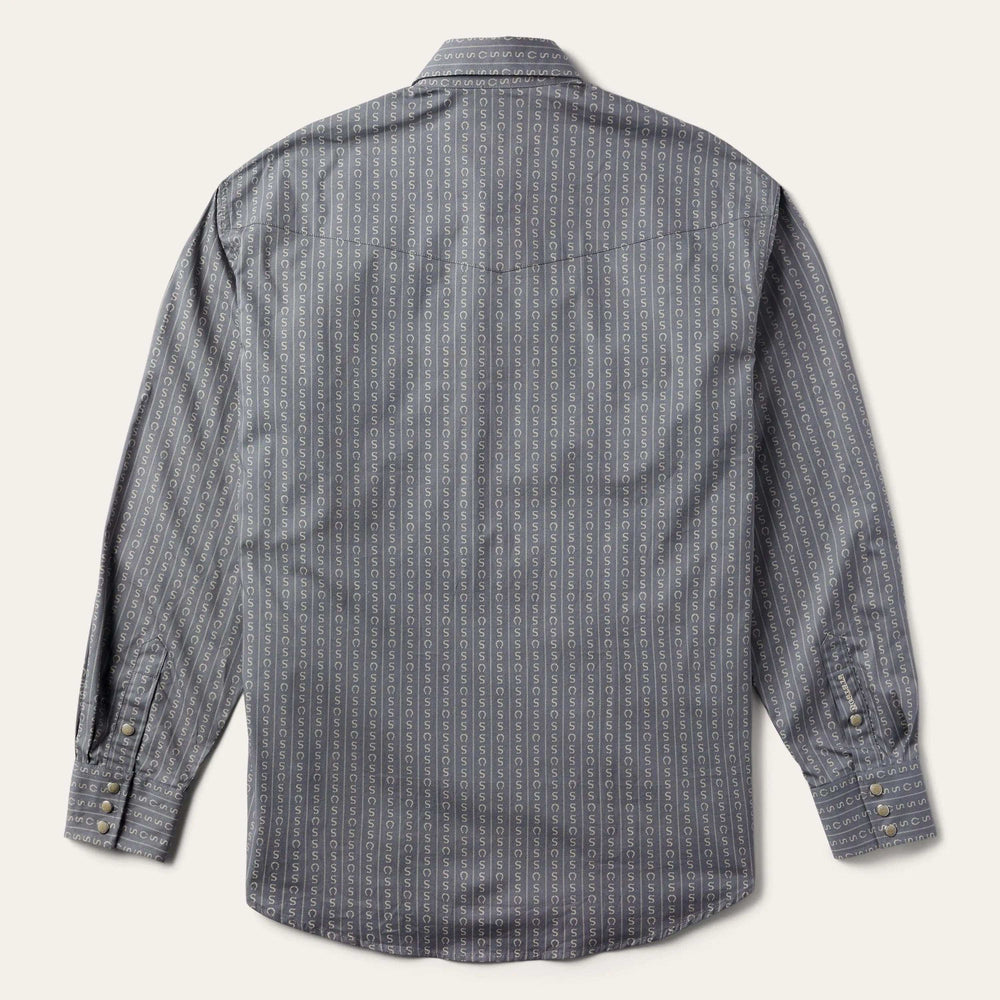 Stetson Horseshoe Stripe Print Shirt - Stetson - Flyclothing LLC