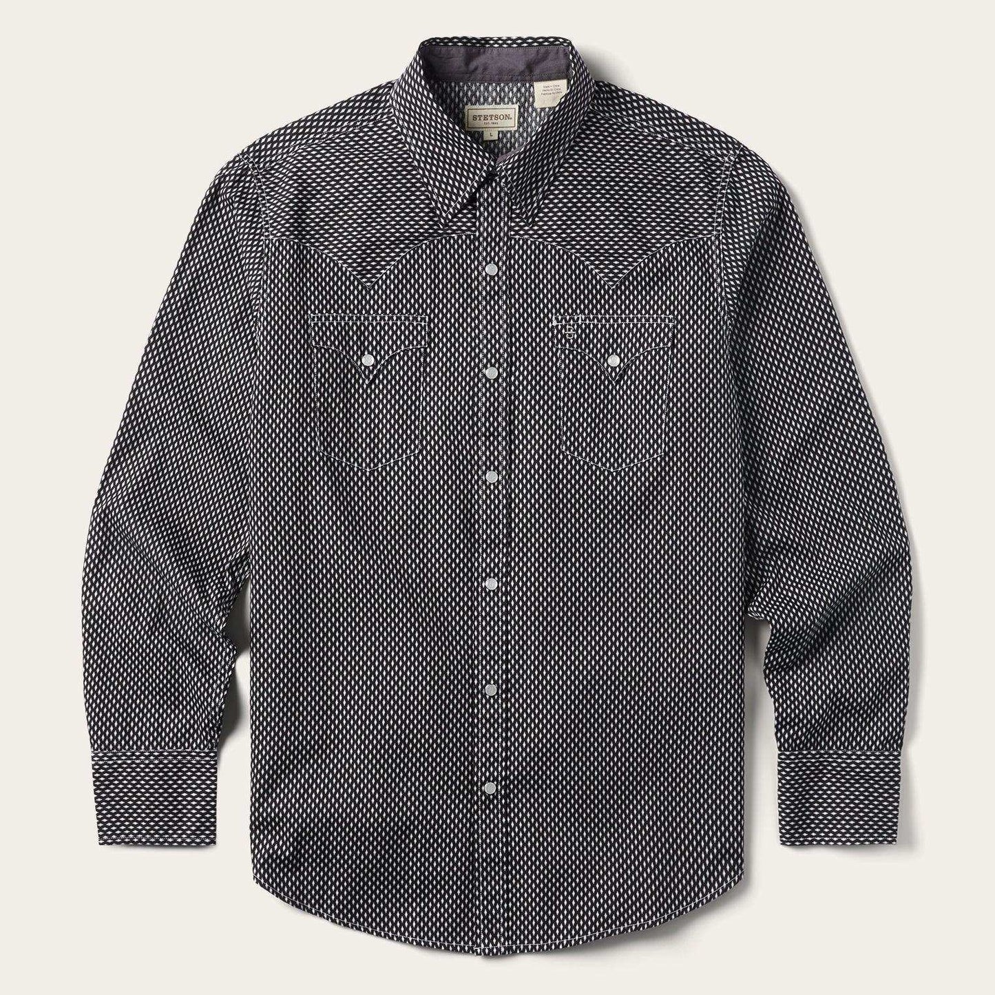 Stetson Black Diamond Shirt - Stetson - Flyclothing LLC