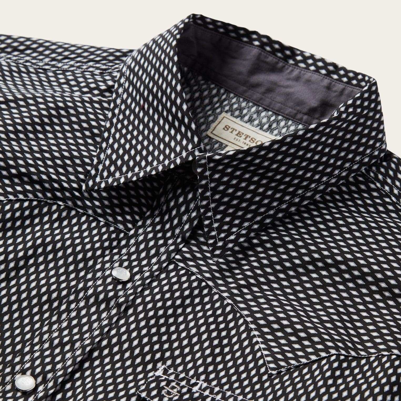 Stetson Black Diamond Shirt - Stetson - Flyclothing LLC