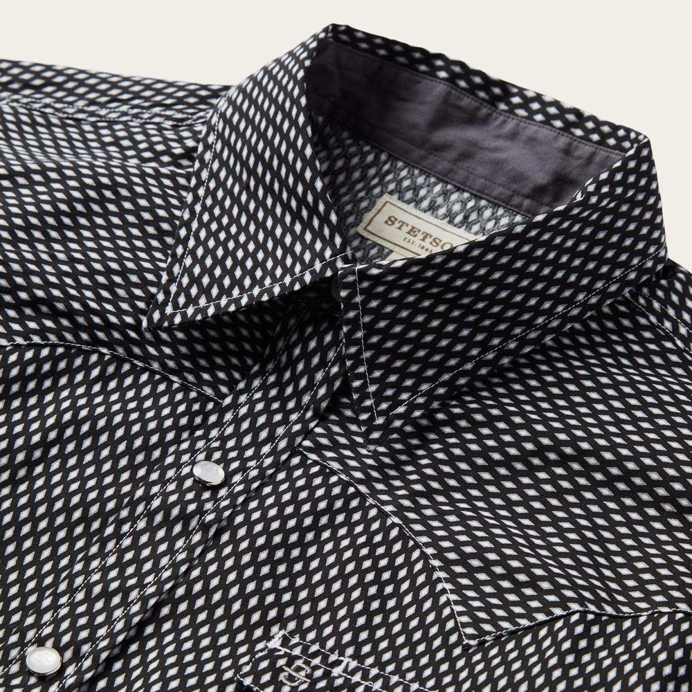 Stetson Black Diamond Shirt - Stetson - Flyclothing LLC