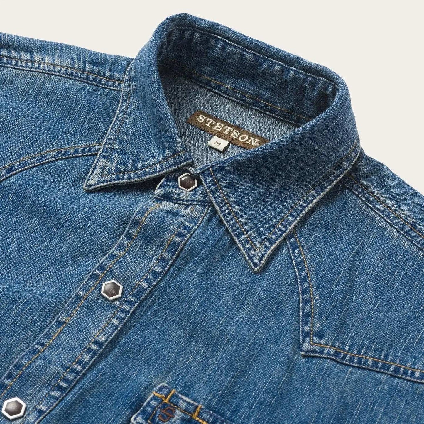 Stetson Classic Denim Shirt - Stetson - Flyclothing LLC