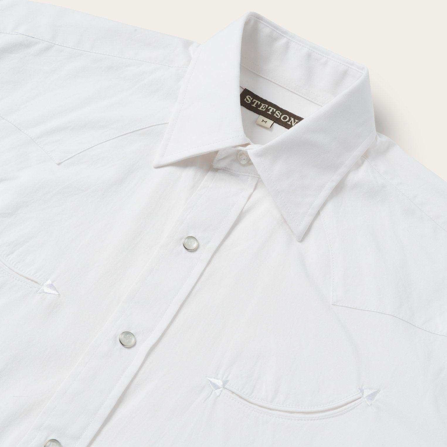 Stetson Pin Point Oxford Shirt - Stetson - Flyclothing LLC