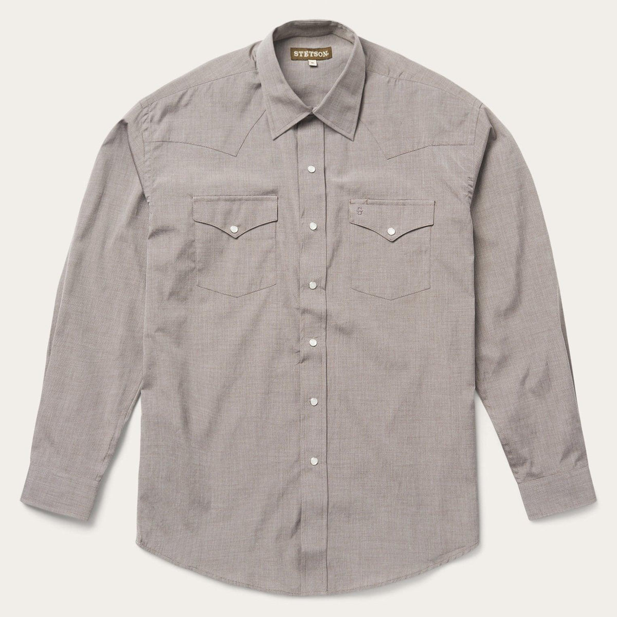 Stetson Classic Western Oxford Shirt in Brown - Flyclothing LLC