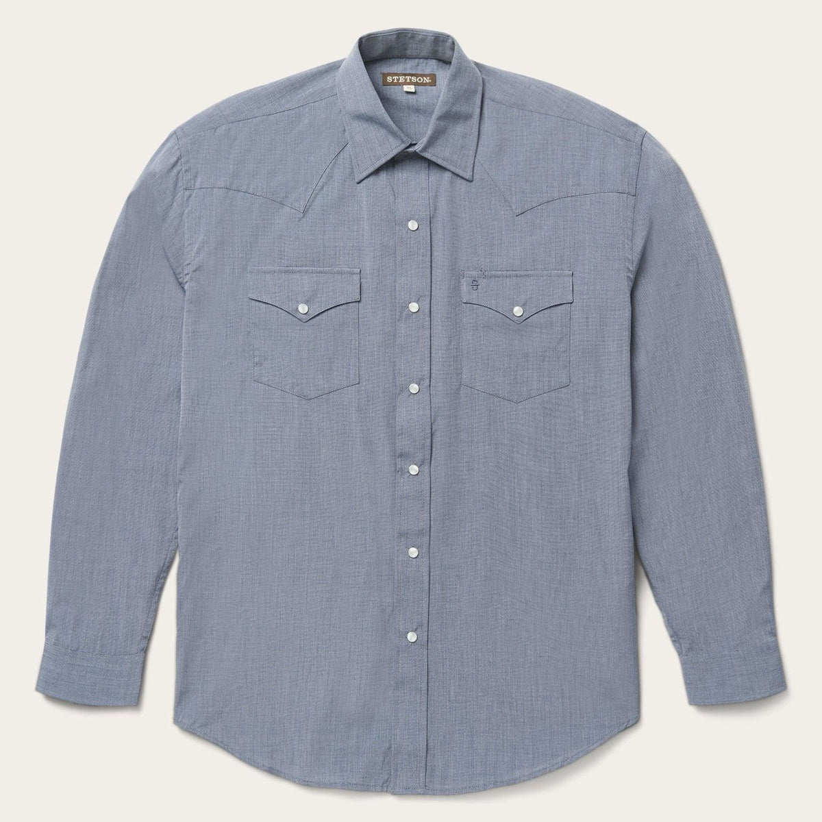 Stetson Gray End On End Solid Shirt - Flyclothing LLC