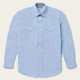 Stetson Blue End On End Solid Shirt - Stetson - Flyclothing LLC