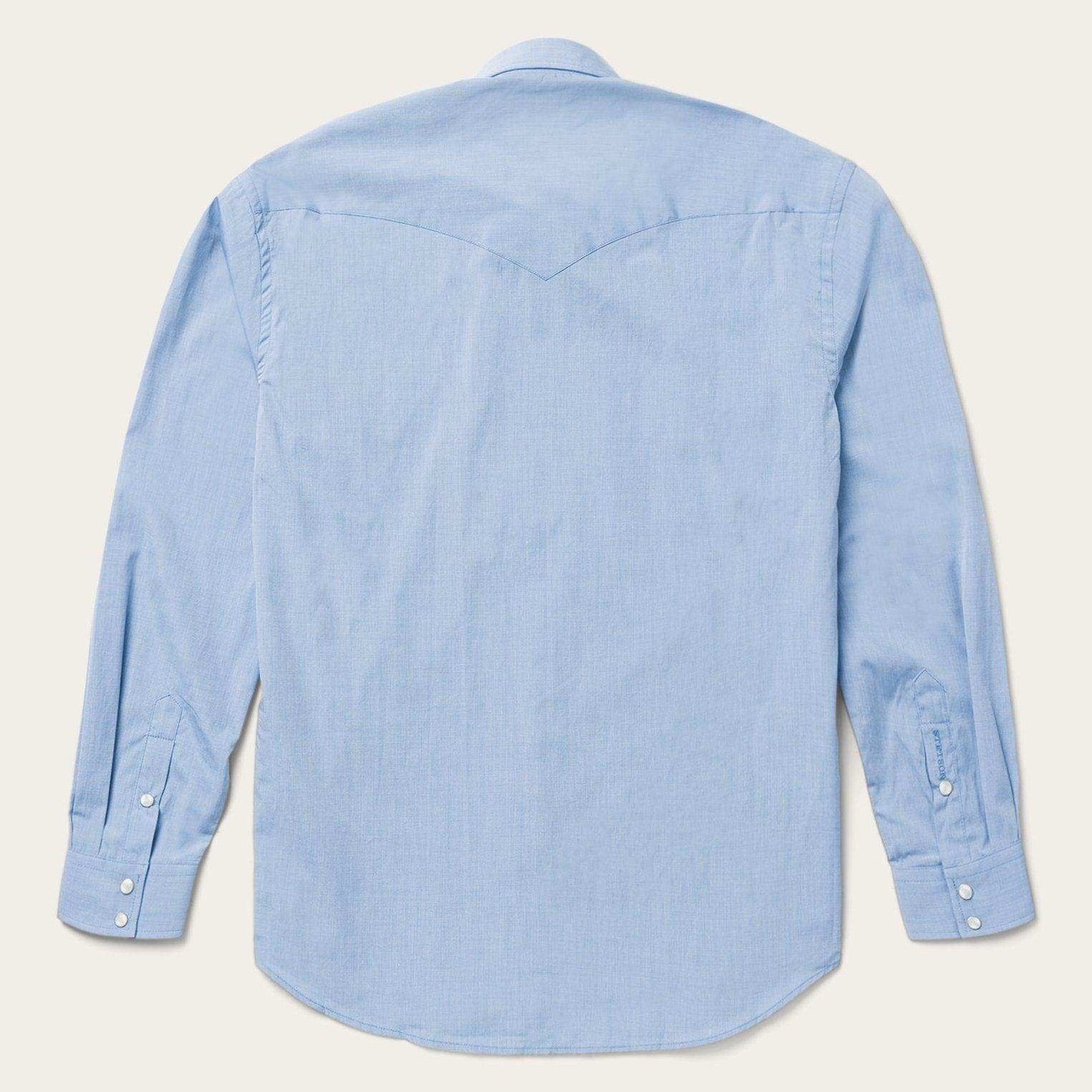 Stetson Blue End On End Solid Shirt - Stetson - Flyclothing LLC