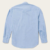Stetson Blue End On End Solid Shirt - Stetson - Flyclothing LLC