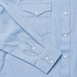 Stetson Blue End On End Solid Shirt - Stetson - Flyclothing LLC