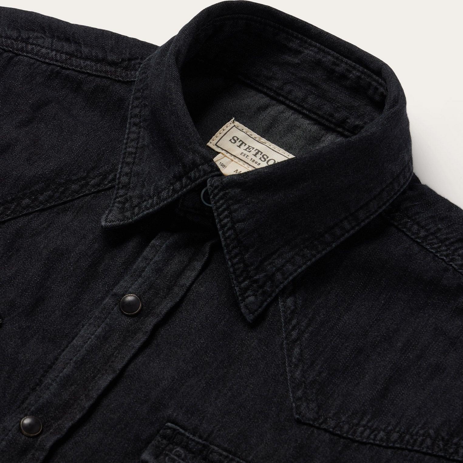 Stetson Modern Denim Western Shirt - Flyclothing LLC