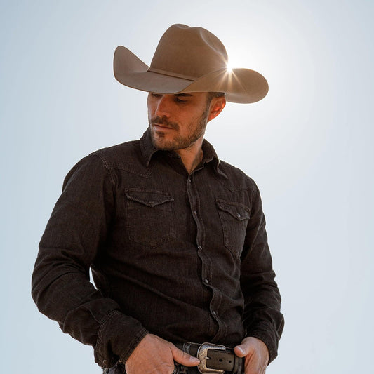 Stetson Modern Denim Western Shirt - Flyclothing LLC