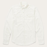 Stetson Cream Tencel Twill Shirt - Stetson