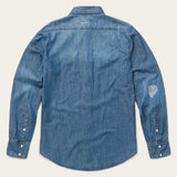 Stetson Medium Blue Denim Shirt - Stetson - Flyclothing LLC