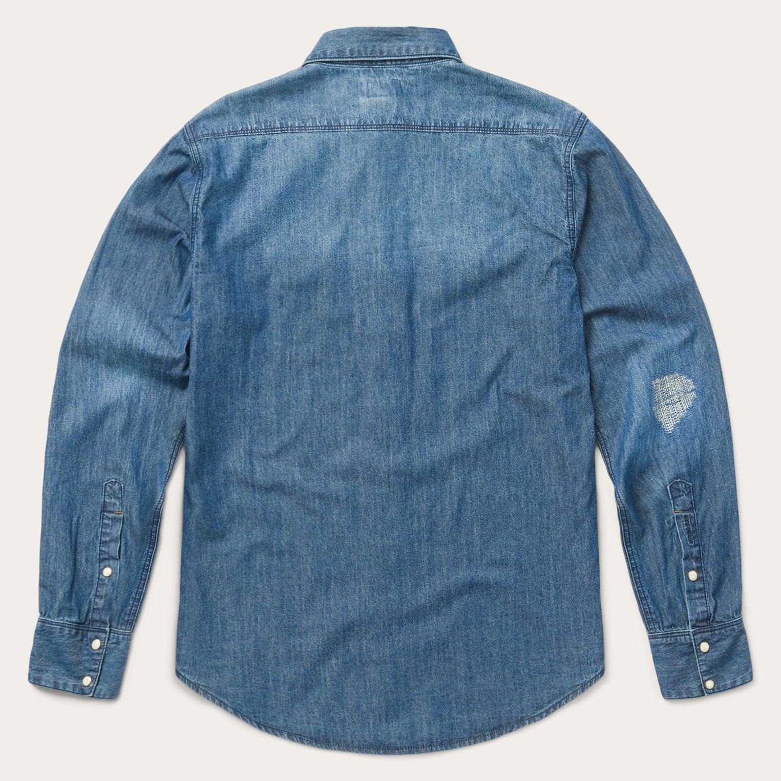 Stetson Medium Blue Denim Shirt