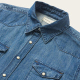 Stetson Medium Blue Denim Shirt - Stetson - Flyclothing LLC