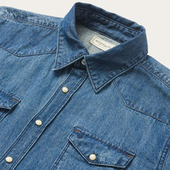 Stetson Medium Blue Denim Shirt