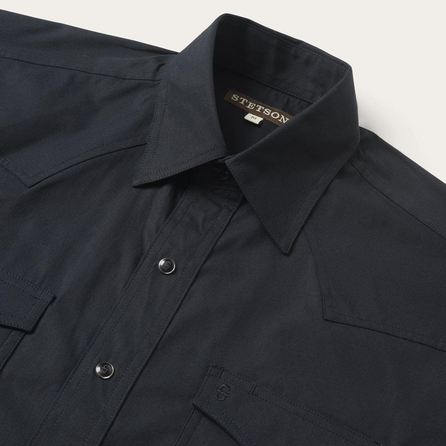 Stetson Classic Western Shirt in Black