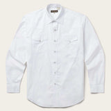 Stetson White Pinpoint Oxford Western Shirt - Stetson - Flyclothing LLC