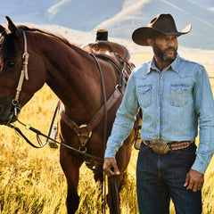 Stetson Long-Sleeved Denim Shirt