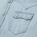 Stetson Light Blue Denim Western Shirt - Stetson