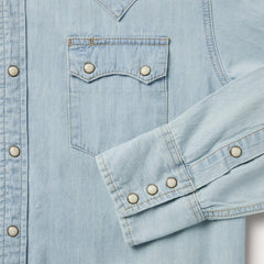 Stetson Light Blue Denim Western Shirt - Stetson