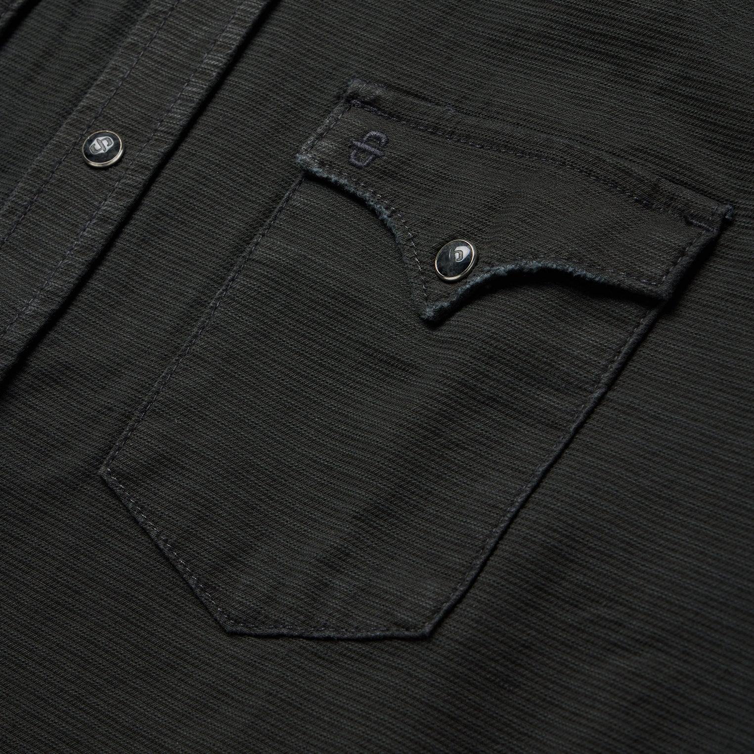 Stetson Charcoal Corded Denim Shirt - Flyclothing LLC
