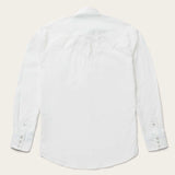 Stetson Classic Solid Snap Poplin Shirt In Optic White - Stetson - Flyclothing LLC